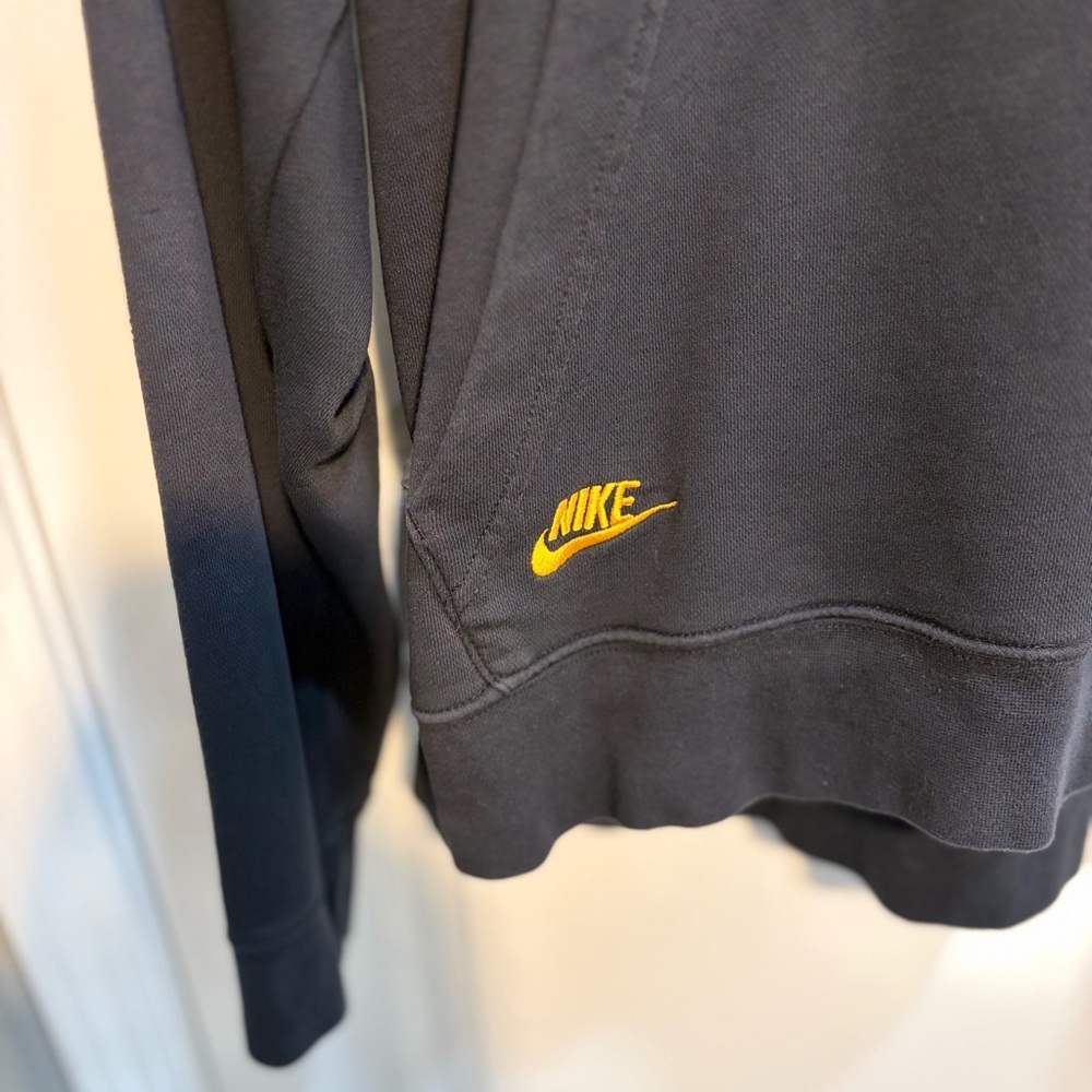 Nike Black Hoodie XL Multicolor Swoosh - Picture 5 of 7